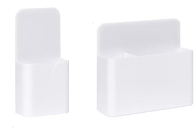 2 stuks Magnetische Pennenbakjes - Magnetische Pennenhouder - Magnetisch Bakje - Houder voor Whiteboardaccessoires - Magnetische Markerhouder - Geschikt voor School, Kantoor en Metalen Kasten - Wit