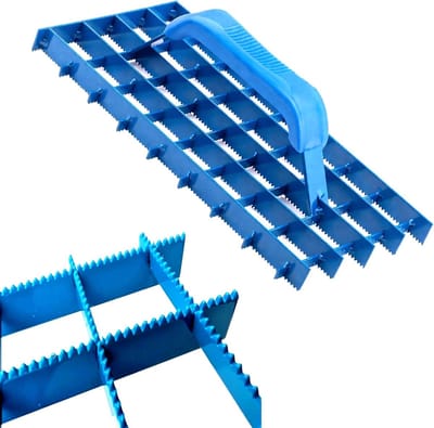 Schuurrasp Plaat - Stalen Rasp - Gips Gladmaken - Gekerfd Ontwerp - 290x145mm - Staal