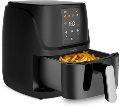 Airfryer - Heteluchtfriteuse - Gezond Frituren - 8 Programma's - 3 Liter - Zwart
