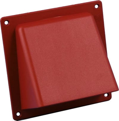 Vent.Wasemkaprooster (1 Klep) 150Mm.  Terracotta