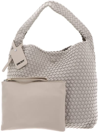 DKNY schoudertas handtas Giselle Hobo Bag Lt Taupe beige