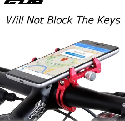 GSM-houder Zwart voor fiets | E-step/scooter | E-bikes | montainbike enz.