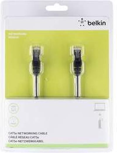 Belkin - Verbindingskabel - RJ-45 (M) naar RJ-45 (M) - 10 m - CAT 5e - zonder haken