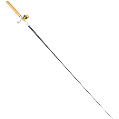 Pen Vissershengel Hoge Sterkte Lichtgewicht Zakhengel met Molen Cadeau 21cm Paars