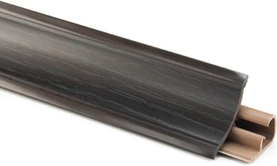 Afdekprofiel Keuken - Keukenstrip Werkblad - Afwerking Werkblad - Flexibel PVC Materiaal - 23x23mm 25m - Wengé