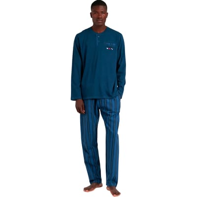 Pyjama-sets Admas Pyjama broek top lange mouwen Flags Antonio Miro