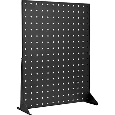 Support d'affichage sur panneau perforé Panneaux de display sur table Panneau perforé Affichage Noir (4 PIÈCES)