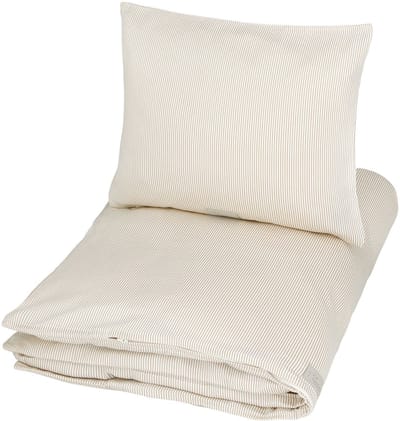 Cam Cam Copenhagen Classic Stripes Dekbedovertrek - 140 x 200 cm - Camel