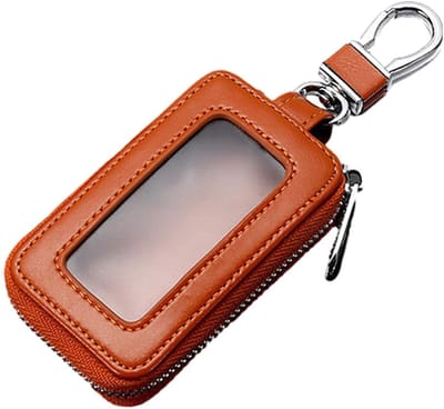 Sleutelhouder - Sleutelhoes - Autosleutel Beschermen - Schokabsorberend - 9x5.5x2CM - Abrikoosgeel