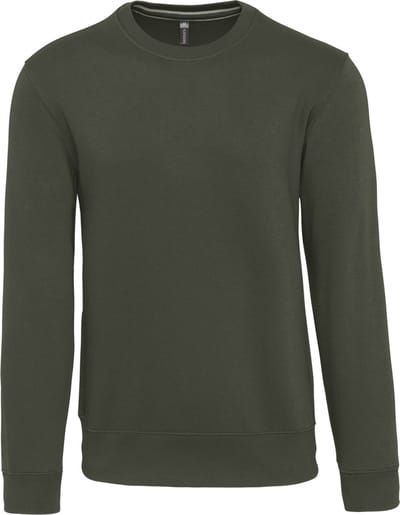 Kariban Sweater ronde hals K488 - Dark Khaki - XXL