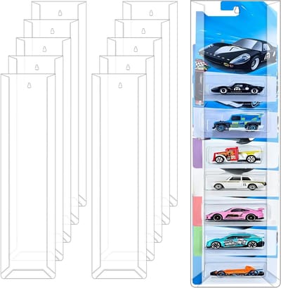 10-delige speelgoed autohouder voor het organiseren van raceauto's en verzamelobjecten