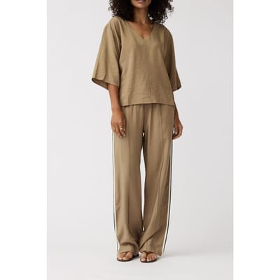 Alchemist Top Romi Khaki Maat: 34 | Wijde Broeken Outlet | Dames | Bruin
