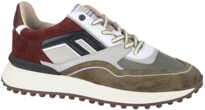 Floris van Bommel - NOPPI 29.53 - Lage sneakersVrije tijdsschoenenHeren sneakers - Kleur: Groen - Maat: 44