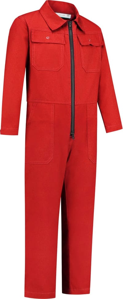 Dapro Kids - Jongens en Meisjes - Kinderoverall - Maat 104 - Rood