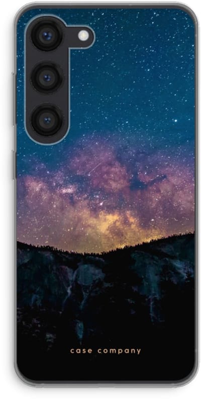 Case Company® - Hoesje geschikt voor Samsung Galaxy S23 hoesje - Travel to space - Soft Cover Telefoonhoesje - Bescherming aan alle Kanten en Schermrand