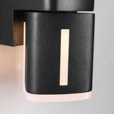 Verstelbare wandlamp Bobby - zwart