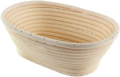 Broodmand - Rijsmand - Brood bakken - Handgemaakt - 25 cm - Natuurlijk