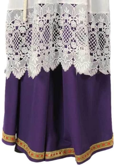 Witbaard Broekrok Sint Polyester Paars One-size