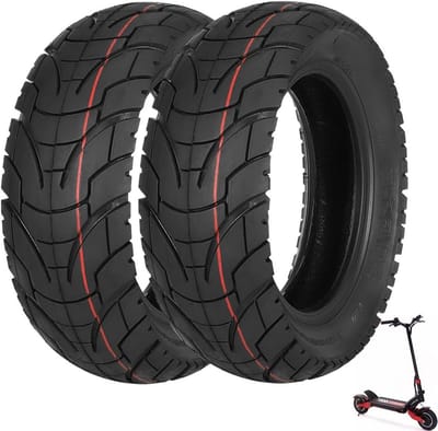 Dikke racebanden 80/65-6 voor elektrische scooters, reservewielen voor Zero10X, Dualtron en Kugoo M4 (set van 2)