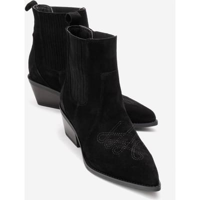 Julieta Leren Blokhak Western Boot (Dames)