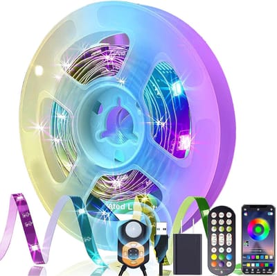DailySupplies® Auto Interieur Verlichting - Led Strip Auto – 6M – Met App - Meerkleurig