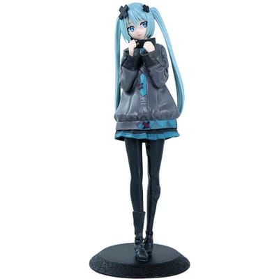 Anime Hatsune Miku In Een Wereld Met Gesloten Ramen Raccoon Anime Actie Kwaii Miku PVC Figuur Anime Perifere Ornamenten Cadeaus gray