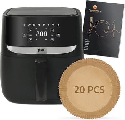 Airfryer XXL 5,7L - Heteluchtfriteuse met Gratis Receptenboek en Handmatige en Automatische Functies