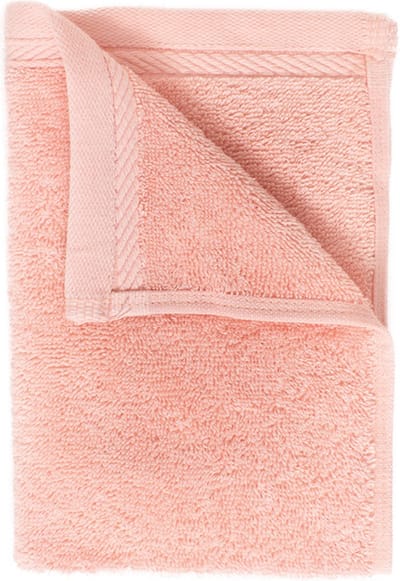 The One Towelling Organic Gastendoek - 30 x 50 cm - Kleine handdoek - 100% organisch katoen - 550 gr/m2 -Zalmroze