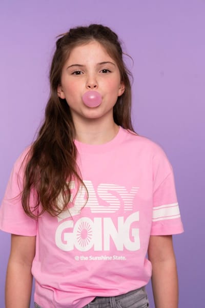 Geisha - T-shirt easy going roze - Roze - Maat 176
