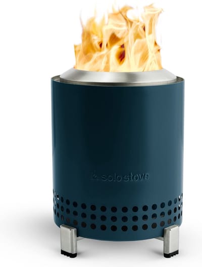 Solo Stove Mesa Vuurplaats voor op tafel met standaard | Rookarm minivuur voor in de stad en voorsteden, Werkt op pellets of hout, veilig, roestvrij staal, met reistas, 17,5 x 13 cm, 635 g, water