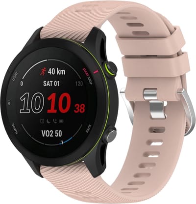 Siliconen bandje - geschikt voor Samsung Galaxy Watch 7 / Watch FE / Watch 6 / Watch 6 Classic / Watch 5 / Watch 5 Pro / Watch 4 / Watch 4 Classic / Watch 3 41 mm / Active / Active 2 / Watch 42 mm - roze