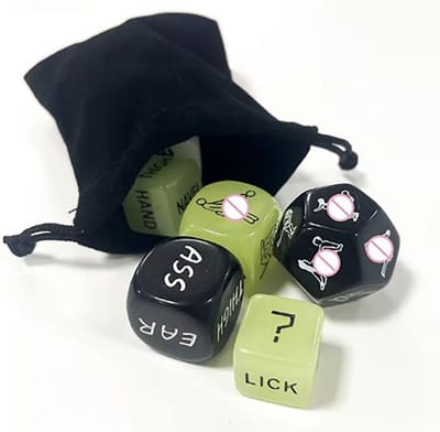 Actie4you® - Erotische Dobbelstenen - Glow in the Dark - 36 Opties - Seks Dobbelstenen - Erotisch Spel - Kamasutra Spel - Sex Dice – 6 Dobbelstenen