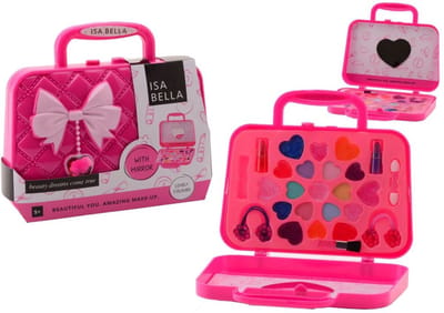 Isa Bella Make-upkoffer Meisjes 20 X 5 X 18 Cm Roze 25-delig