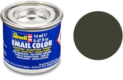 Revell Hobbyverf Enamel verf - #42 Olive Yellow - Matt - Enamel - Verf potje - 14 ml