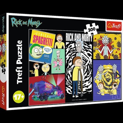 Puzzle Rick i Morty Dziwne miejsce w galaktyce 300 - Puzzel Rick en Morty Vreemde plek in de melkweg 300