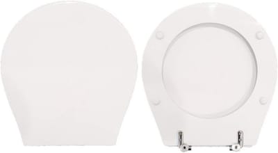 Hout Gecoate Toiletzitting met Polyesterhars Coating Wit