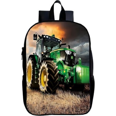 Farming Simulator Kinderrugzak  Gepersonaliseerde Rugzak voor Jongens en Meisjes Kleuterrugzak