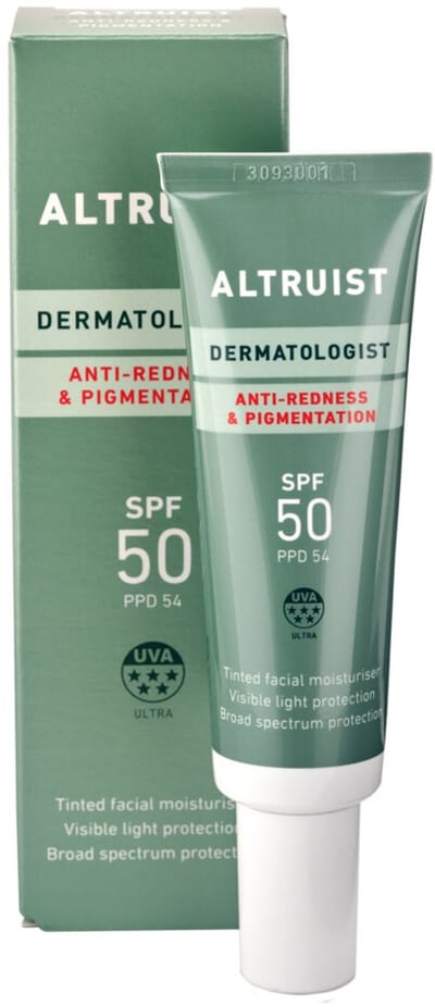 Altruist - Zonnebrandcrème Anti-Roodheid en Pigmentatie SPF 50 - 2 x 30 ml - Voordeelverpakking