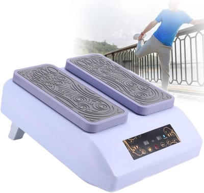 Beentrainer Thuis - Pedaaltrainer Elektrisch - Bloedsomloop Stimuleren - 30 Snelheden Bluetooth - 40 x 33 x 14 cm - Wit