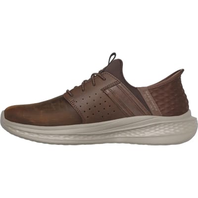 Skechers Slade - Zachary Heren Instappers - Kastanjebruin - Maat 44