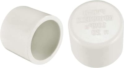 Dailygoods- PVC Pijp 20mm - 10 Stuks - Corrosiebestendig - Gladde Binnenafwerking - Eenvoudig te Installeren - Perfect voor Bouwplanken - Pvc-buiskap