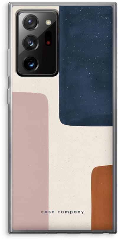 Case Company® - Hoesje geschikt voor Samsung Galaxy Note 20 Ultra / Note 20 Ultra 5G hoesje - Geo #5 - Soft Cover Telefoonhoesje - Bescherming aan alle Kanten en Schermrand