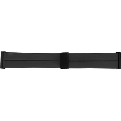 Siliconen Band Quick Release Sport Horlogebanden met 24mm Magnetische Vouwsluiting Geschikt voor Suunto 7 9 zwart