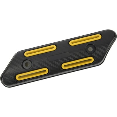 Uitlaatpijp Hittebeschermer Universeel voor 27 tot 51mm Pijp Motorfietsen ATV's Mountainbikes Scooters geel