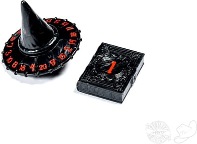 Wizard D20 Dobbelsteen en Dubbelzijdige Spellbook Dobbelsteen Set