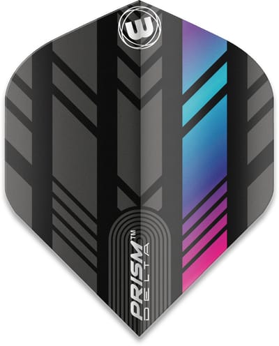 Winmau Prism Delta Extra Thick Black & Multi - Dart Flights
