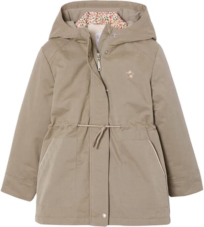 Vertbaudet 3-in-1 parka voor meisjes, parka en windjack met bloemenprint