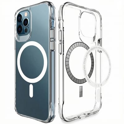 imoshion Hoesje - Geschikt voor iPhone 12 Pro / 12 - geschikt voor MagSafe case - Transparant