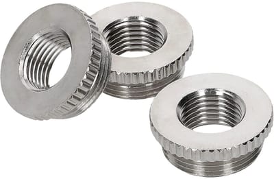 3 stuks Kalitec D6720163 gekartelde verloopstukken M20/M16 messing