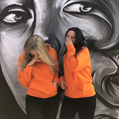 Koningsdag kleding hoodie set vriendinnen-Koningsdag kleding-partner in wine-Maat L